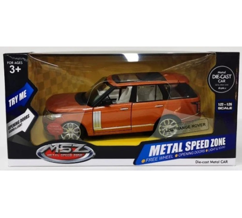 msz 68263a model metalic "range rover, 1:26" (in sort.)
