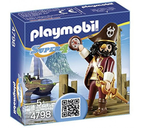  playmobil 4798 constructor "barba neagră pirat"