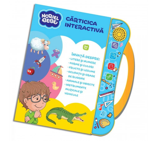 noriel  int5804 jucărie educațională "carte interactivă" (ro)