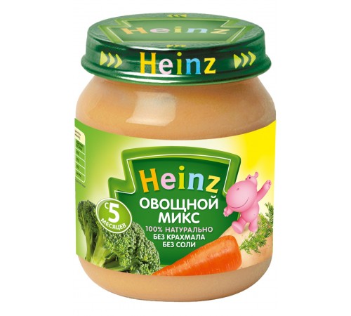  heinz Пюре Овощной Микс 120 гр. (5м+)