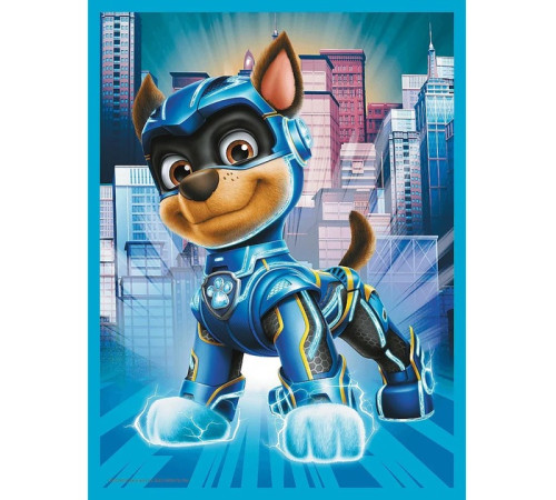 trefl 43007 puzzle 2 în 1+ carte de colorat "paw patrol, skye and marshall" (2x10 el.)