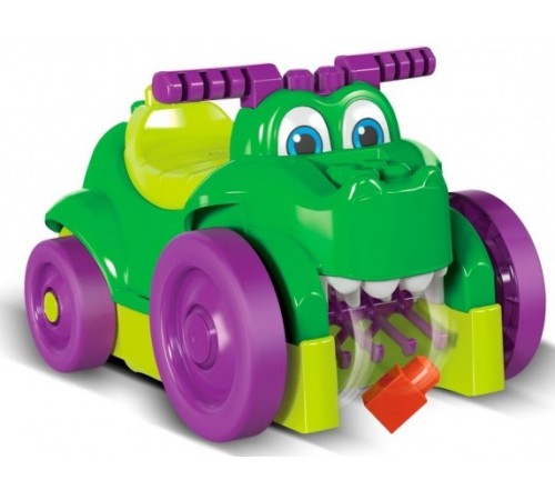 Mega Bloks GFG22 Машинка Крокодил "Катайся и собирай кубики" mega bloks gfg22 Машинка Крокодил "Катайся и собирай кубики"