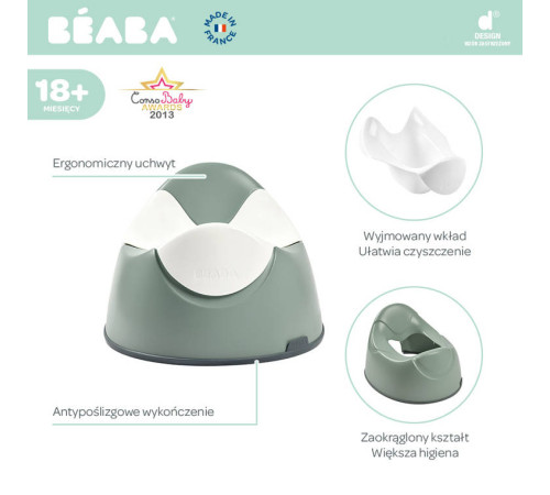beaba 5789 olita ergonomica (sage green)