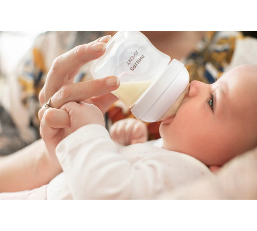 avent scd837/10 set biberon natural (125 ml), suzetă ultra air (0-6 luni)