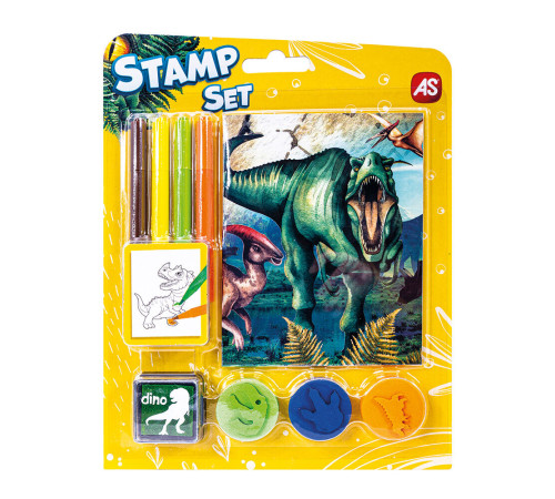 as kids 1023-61006 Карманный набор для рисования "dinosaurs" (в асс.)