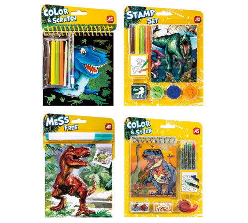 As Kids 1023-61006 Карманный набор для рисования "Dinosaurs" (в асс.)  as kids 1023-61006 Карманный набор для рисования "dinosaurs" (в асс.)