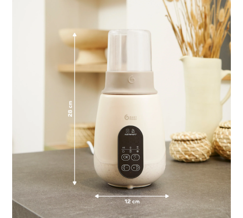 babymoov a002034 &Icirc;ncălzitor și sterilizator multifuncțional  "nutrismart+" mineral beige
