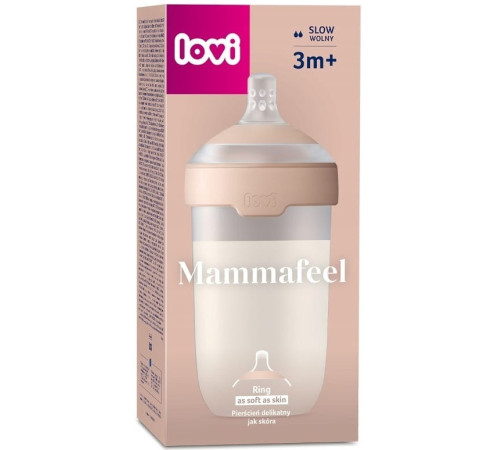 lovi 21/596 biberon "mammafeel" (3 luni+) 250 ml.