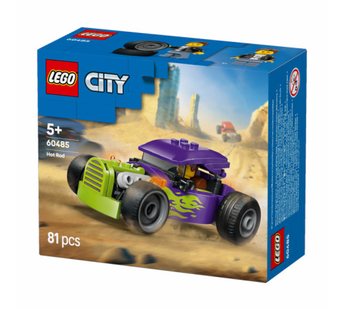  lego city 60485 Конструктор "Хот-Род" (81 дет.)