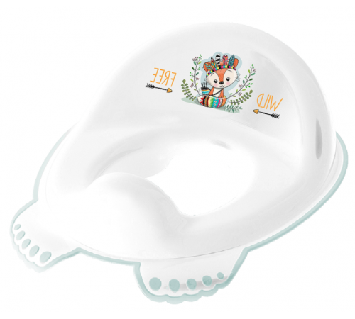  tega baby reductor pentru toaleta "little fox" dz-002-103 alb