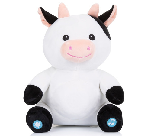  chipolino Плюшевая музыкальная игрушка с ночником "cow" pil02303cow
