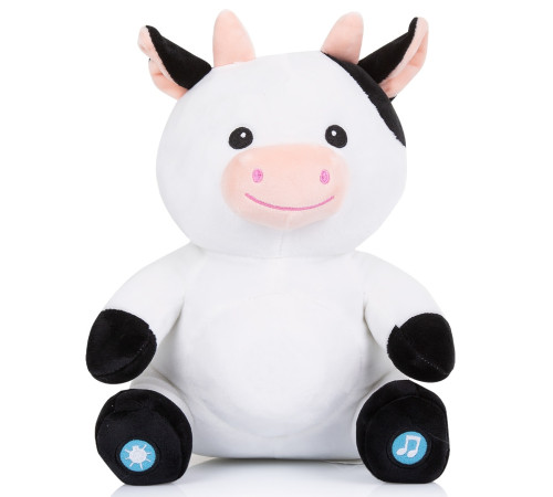 chipolino jucărie muzicală de plus cu lumina "cow" pil02303cow