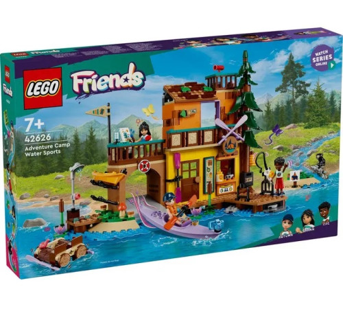  lego friends 42626 Конструктор "Лагерь приключений, водные виды спорта" (628 дет.)