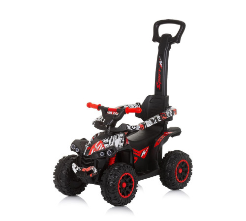 chipolino mașină cu mâner atv rocahc02306wr  alb\rosu