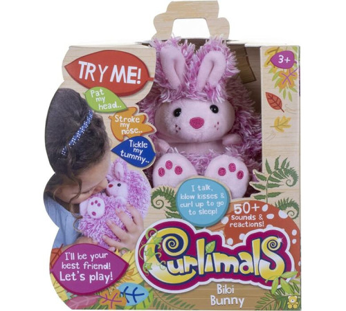  curlimals 3709np Интерактивная игрушка "Кролик Биби"