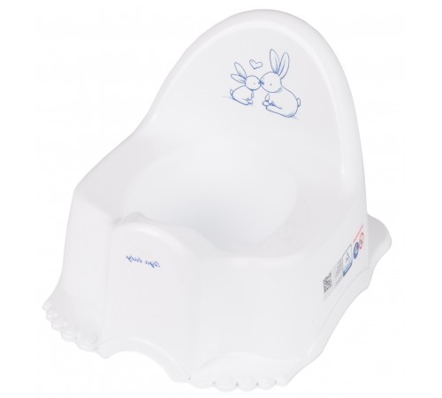 Tega Baby Горшок ЭКО "Кролики" KR-007-103 белый  tega baby Горшок ЭКО "Кролики" kr-007-103 белый