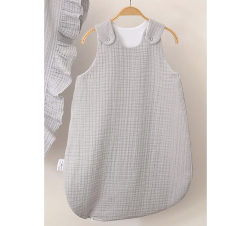 Veres 125.10.01 Sac de dormit "Muslin Grey" (0-9 luni)  veres 125.10.01 sac de dormit "muslin grey" (0-9 luni)