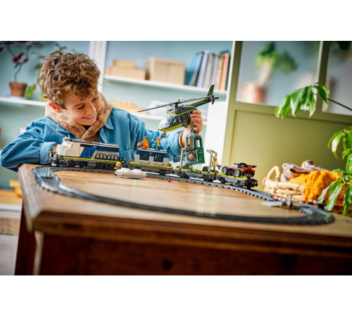 lego city 60508 constructor "jaf &icirc;n trenul poliției" (1313 el.)