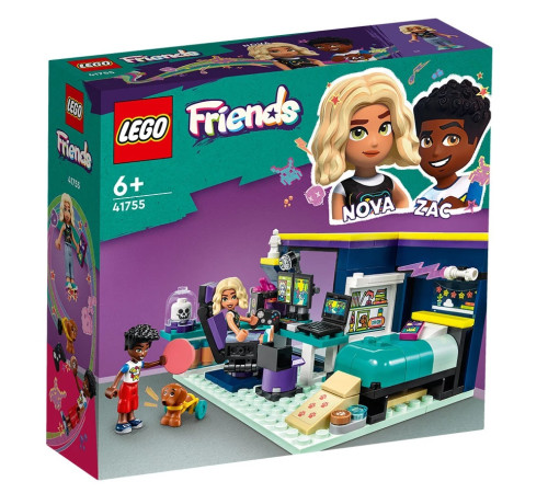  lego friends 41755 Конструктор "Комната Новы" (179 дет.)