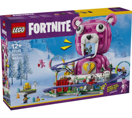  lego fortnite 77082 constructor "peștera distracției" (1963 el.)