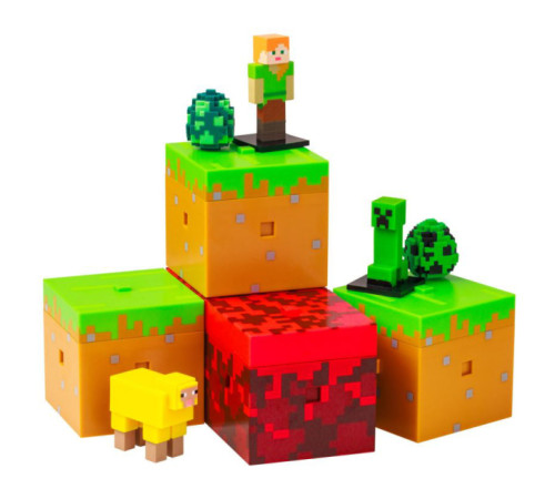 minecraft mc9018 Фигурка-сюрприз "Капсула миров" (в асс.)