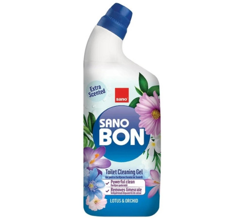 Sano Soluție pentru WC Sanobon Lotus and Orchid (750 ml.) 352153  sano soluție pentru wc sanobon lotus and orchid (750 ml.) 352153