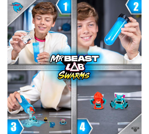 mrbeast lab 24747 Набор фигурок "swarms" (в асс.)