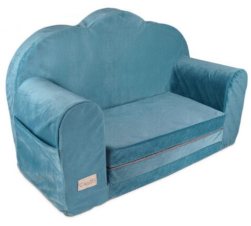  klups canapea velvet v111 albastru