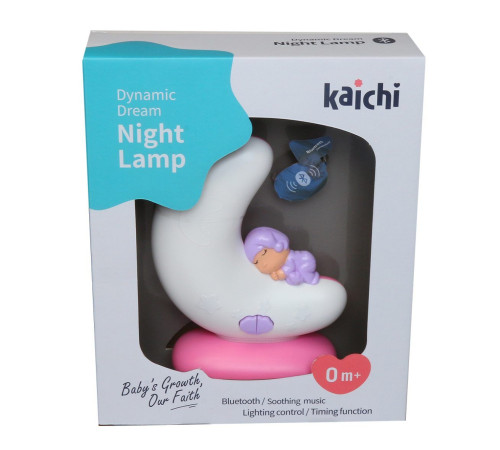  kaichi kaylamp25ka33p lampa de noapte multifuncțională "lună" (roz)