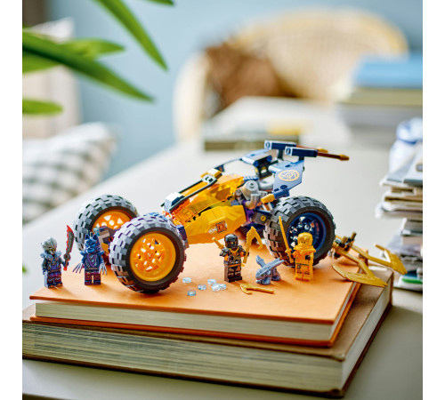 lego ninjago 71811 constructor "vehiculul de teren ninja al lui arin" (267 el.)