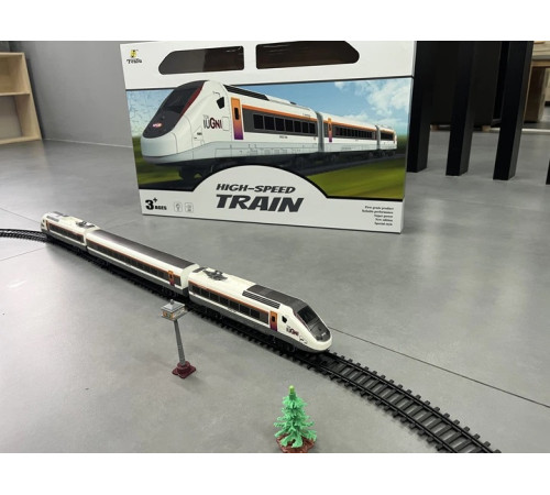 810730 set de joacă "tren de mare viteză" cu cale ferată