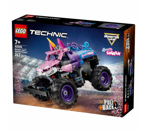 Детский&nbsp;магазин в Кишиневе в Молдове lego technic 42220 Конструктор "monster jam sparkle smash" (243 дет.)