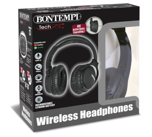 bontempi 483010 căști wireless cu anulare activă a zgomotului anc