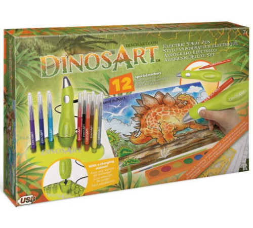  dinosart 15152 Набор для рисования "electric spray pen"