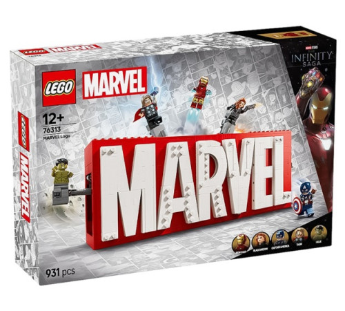 Jucării pentru Copii - Magazin Online de Jucării ieftine in Chisinau Baby-Boom in Moldova lego marvel 76313 constructor "sigla și minifigurin marvel" (931 el.)