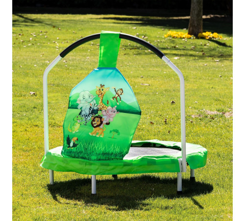chipolino trampm024ju mini trambulină pentru copii (91 cm) verde