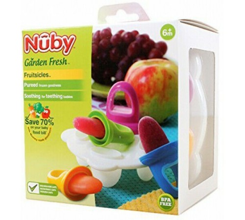 nuby id5495 forma pentru suc congelat (320 ml.)