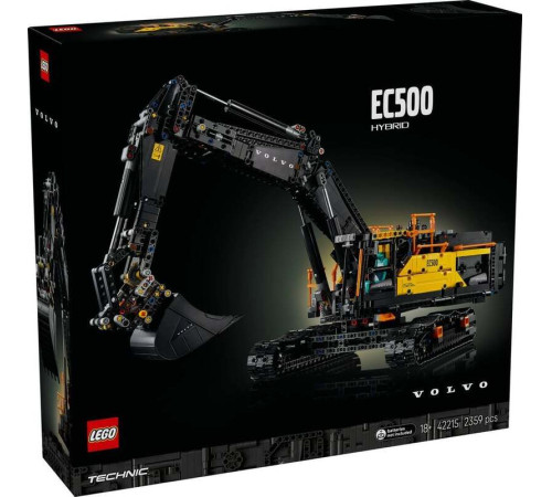 Lego Technic 42215 Конструктор "Гибридный экскаватор Volvo EC500" (1135 эл.)  lego technic 42215 Конструктор "Гибридный экскаватор volvo ec500" (1135 эл.)