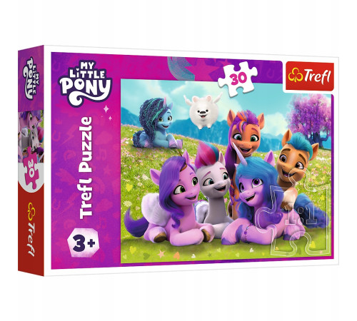  trefl 18299 Пазлы "Дружелюбные лошадки" my little pony (30эл.)