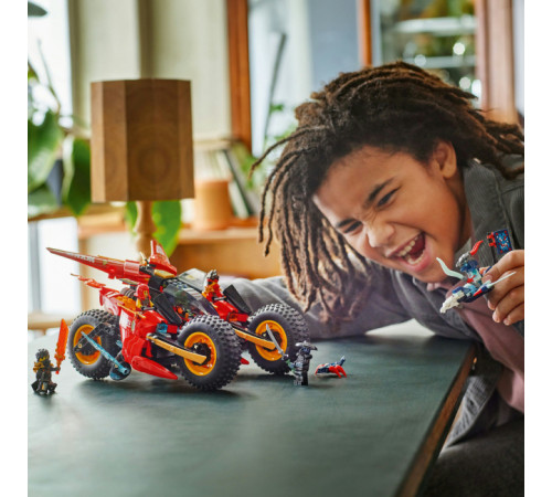 lego ninjago 71844 constructor "mașină de luptă ninja" (561 el.)