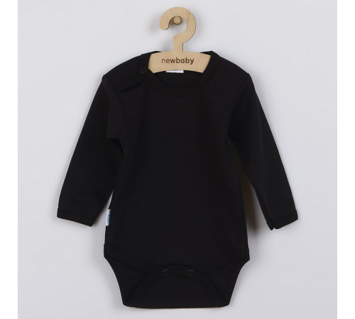 Детская одежда в Молдове new baby 40741 Боди с длинным рукавом black 50 см (новорожденный)