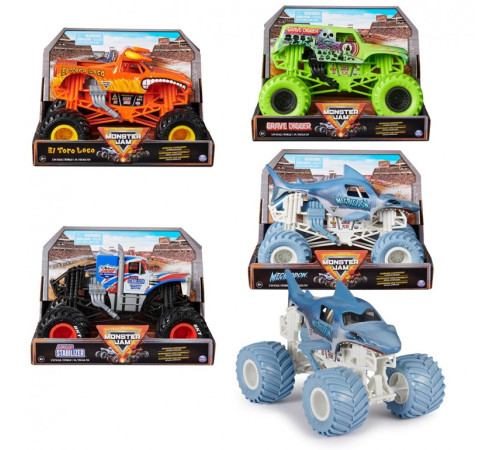 Spin Master 6056371 Игрушка "Monster Jam Die Cast 1:24" (в асс.) Детский магазин в Кишиневе в Молдове spin master 6056371 Игрушка "monster jam die cast 1:24" (в асс.)