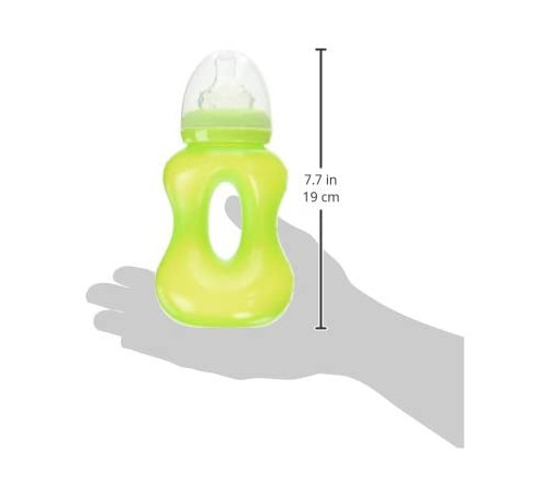 nuby id1241 sticla de antrenament anti-colic 240 ml. (3 m+)