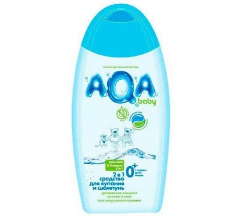 80.01 Aqa Baby Средство для купания и шампунь 2в1 (250 мл.) 80.01 aqa baby Средство для купания и шампунь 2в1 (250 мл.)