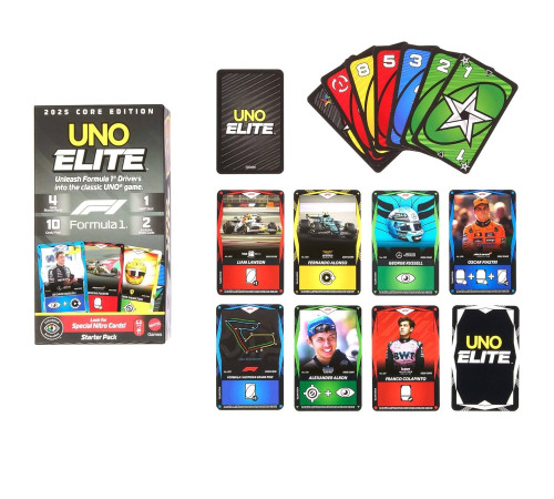 uno jlv42 Карточная игра, Стартовый набор "Формула 1"