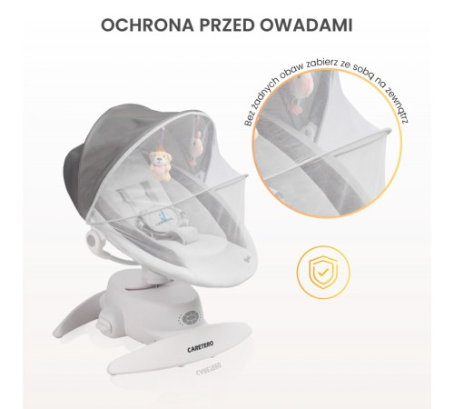 caretero 8004 Электронные качели "opti" (до 9 кг.) розовый