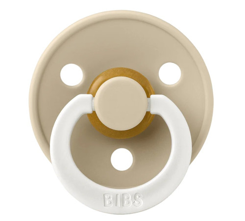  bibs suzeta rotunda din latex color s vanilla glow (0-6 luni)