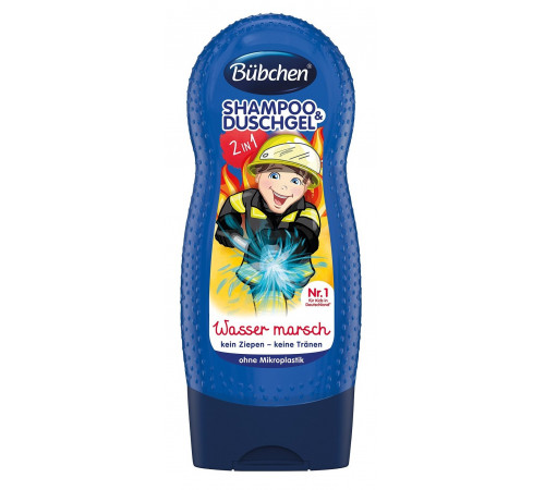  bubchen Șampon-gel de duș "pompier curajos" (230 ml.)