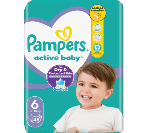 Pampers Active Baby 6 (13-18 кг.) 48 шт. pampers active baby 6 (13-18 кг.) 48 шт.