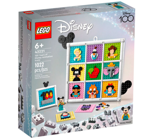  lego disney 43221 Конструктор "100 лет Диснея" (1022дет.)